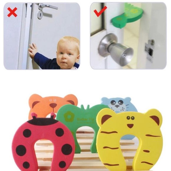 x6 NWT Finger pinch Foam Door stoppers - Picture 1 of 4